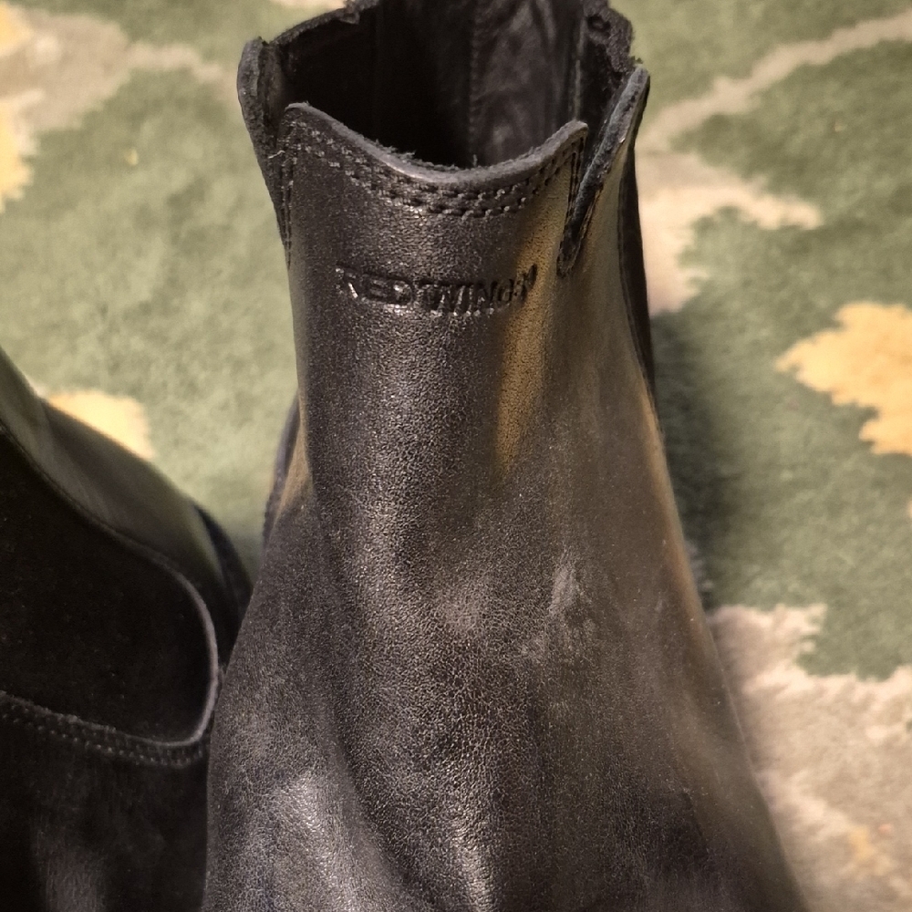 Red Wing Shoes Black Leather Men's Boots - Picture 4 of 8
